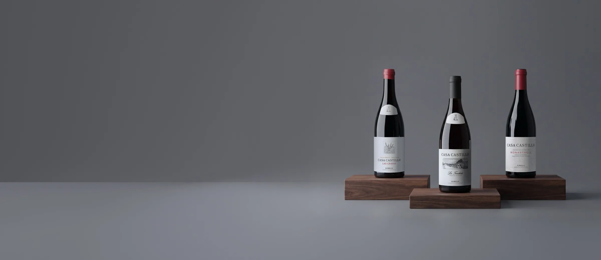 Botellas de vino de la bodega Casa Castillo