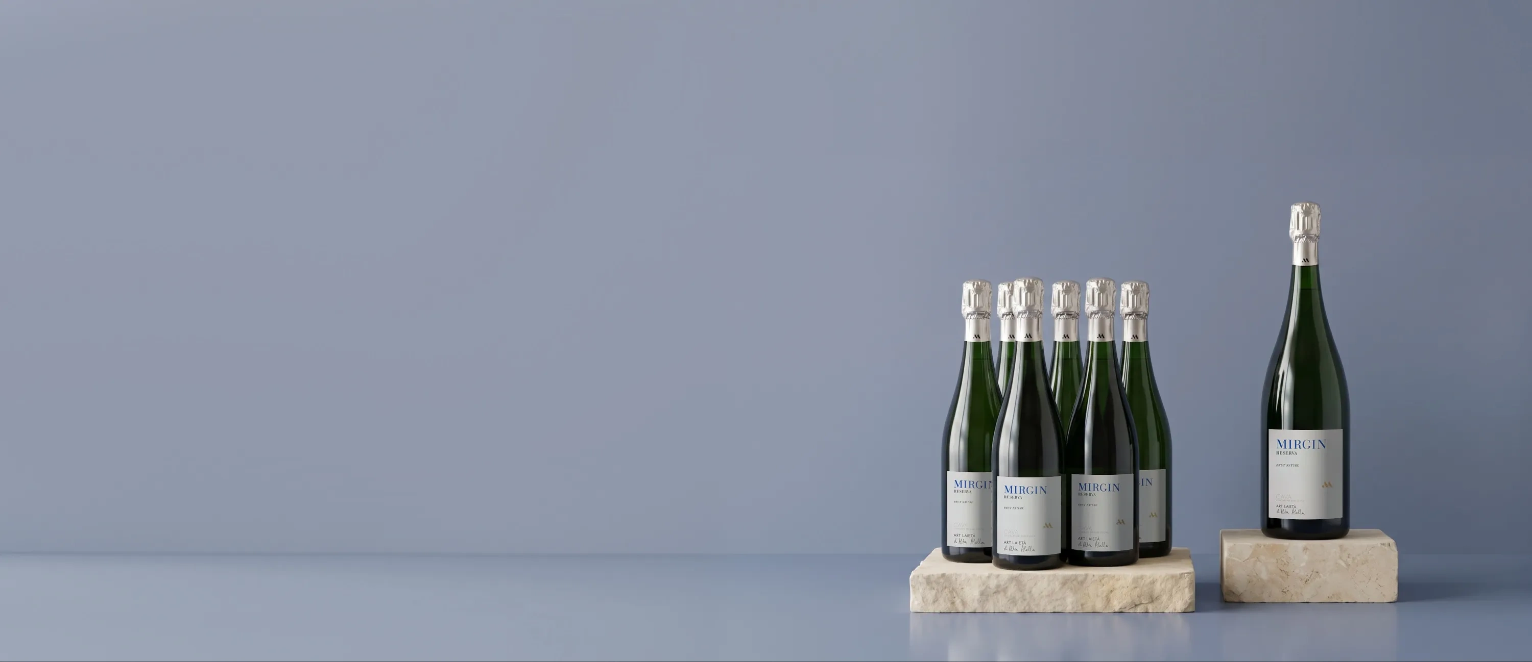 Botellas de cava Art Laietà Mirgin Reserva