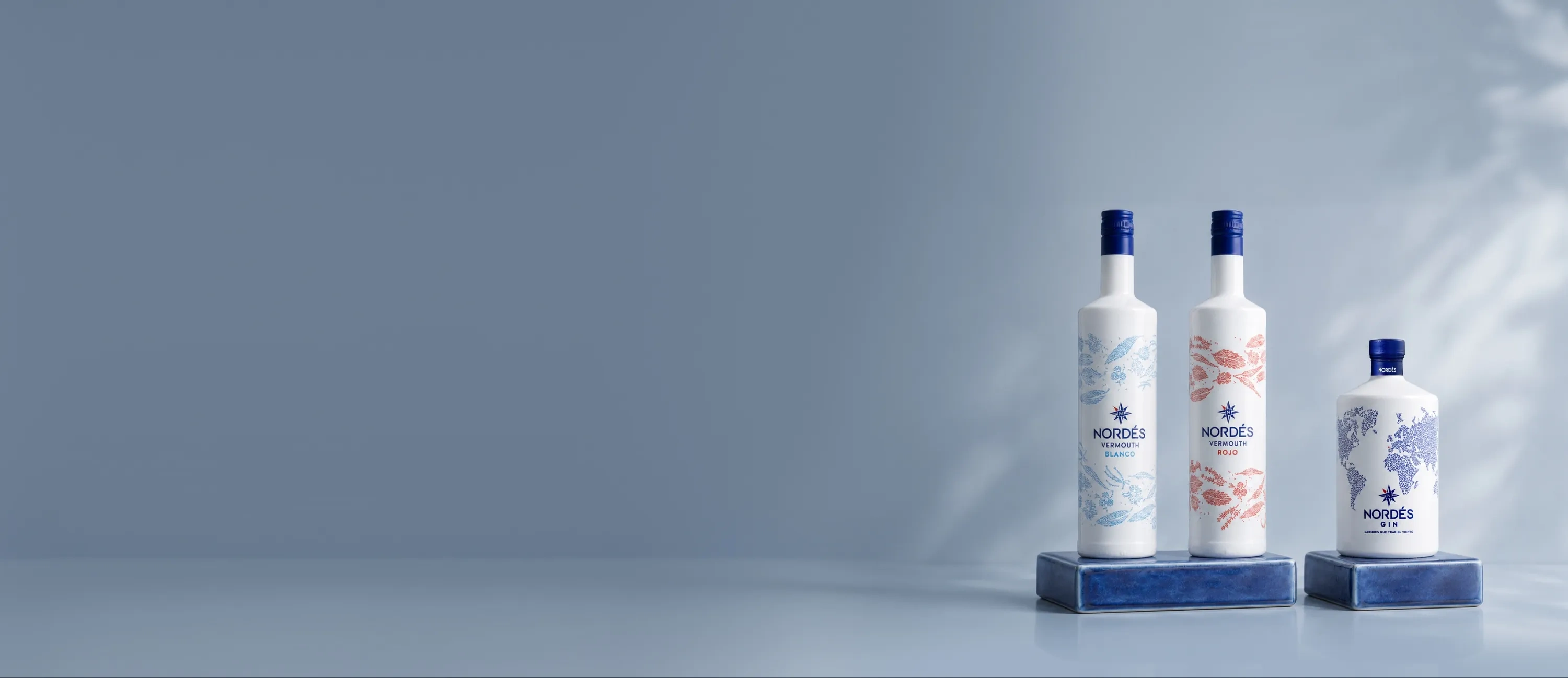Botellas de la destilería Nordés Gin