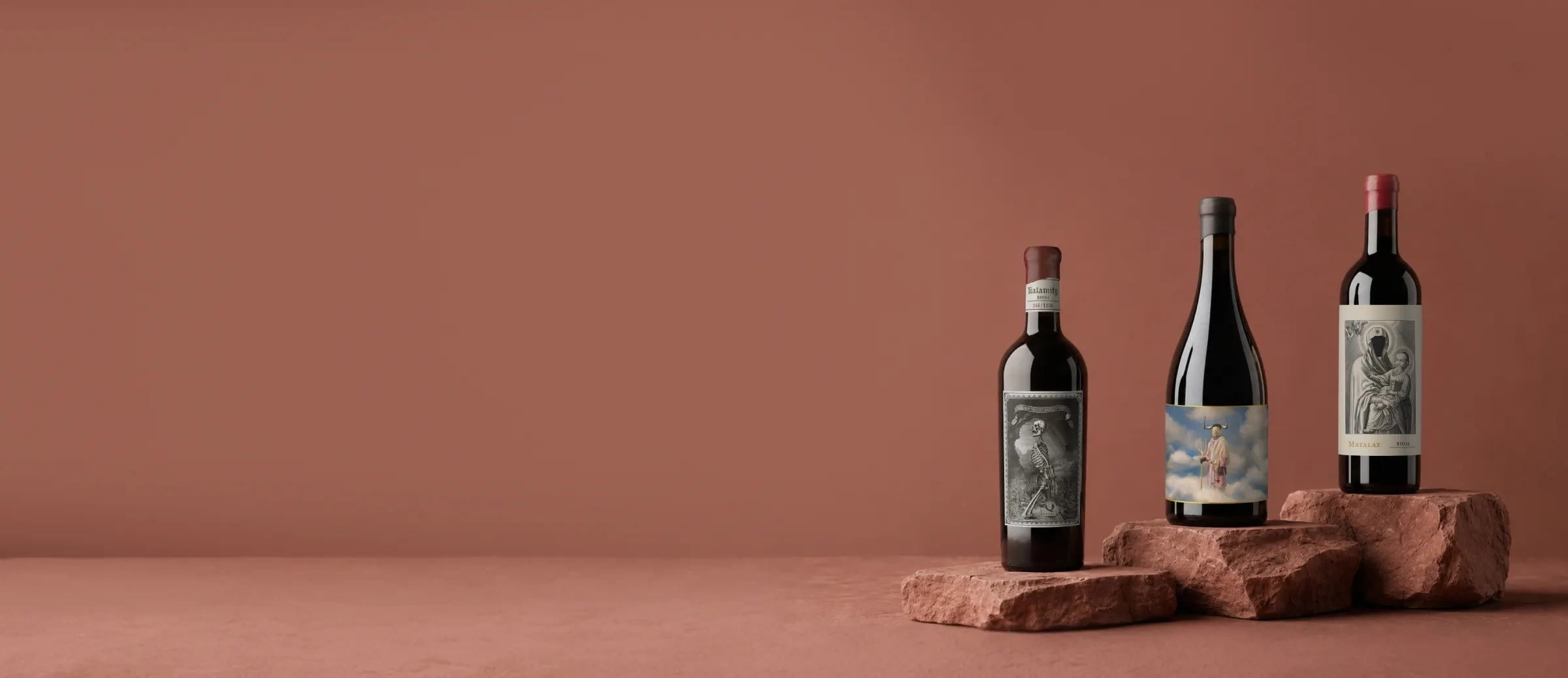 Botellas de vino de la bodega Oxer Wines