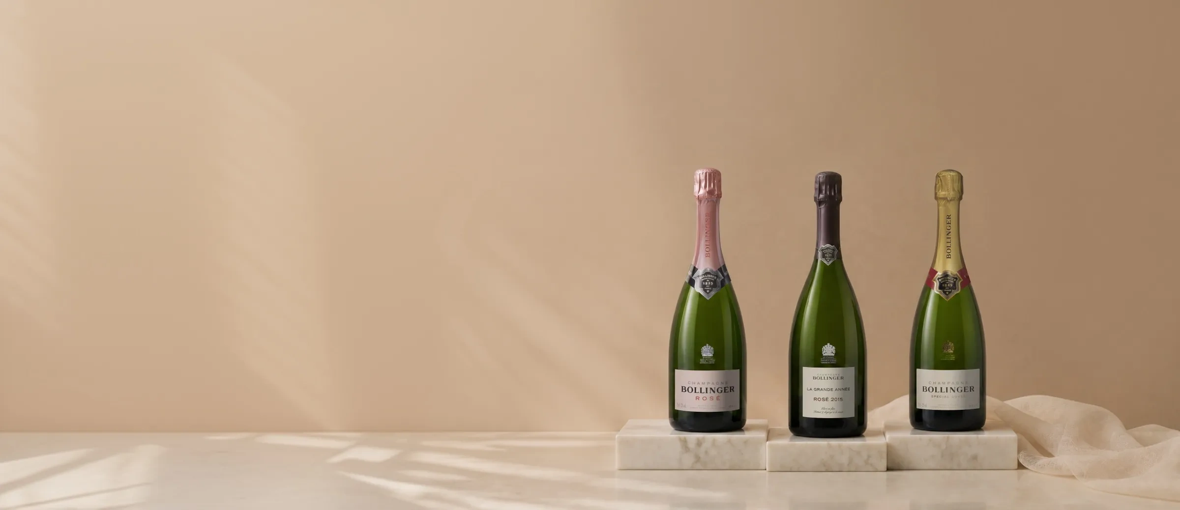 Botellas de champagne Maison Bollinger