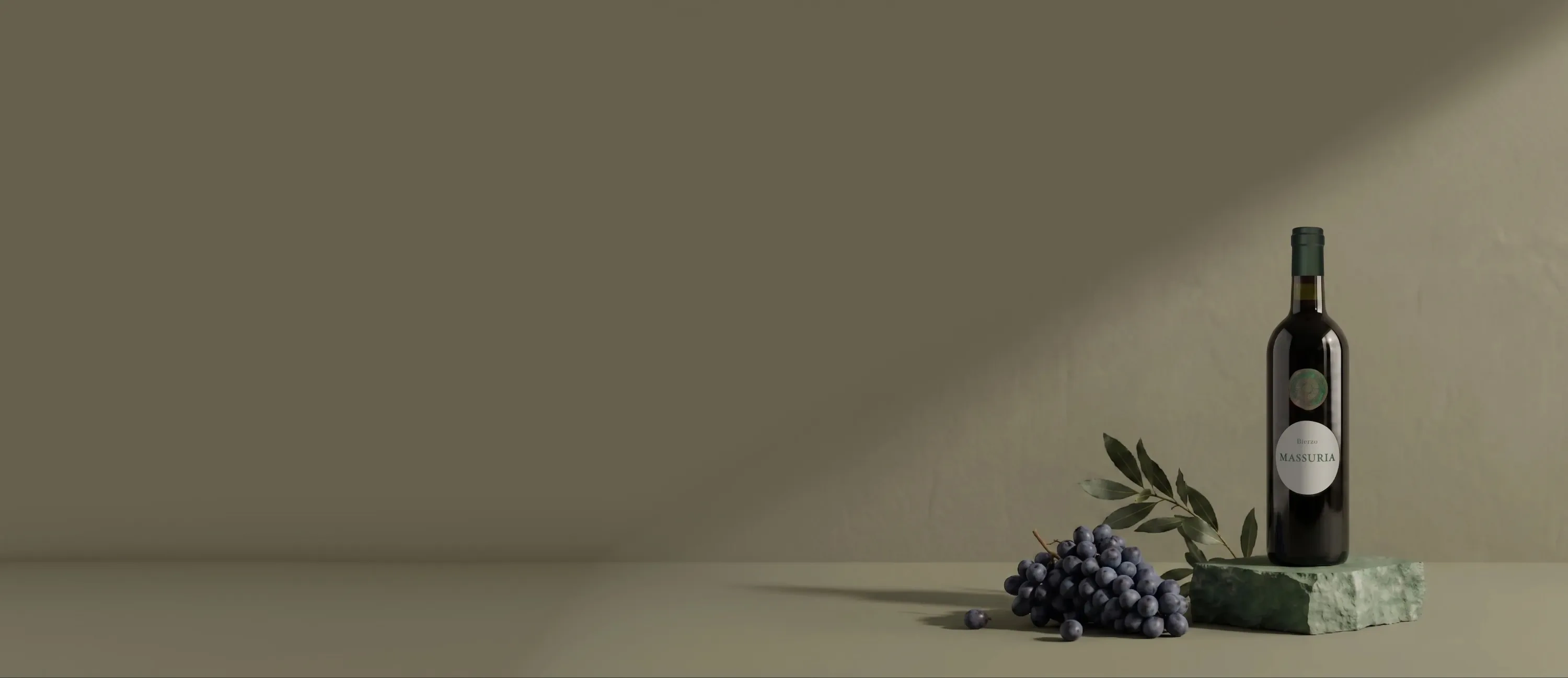 Botella de vino Massuria 2021