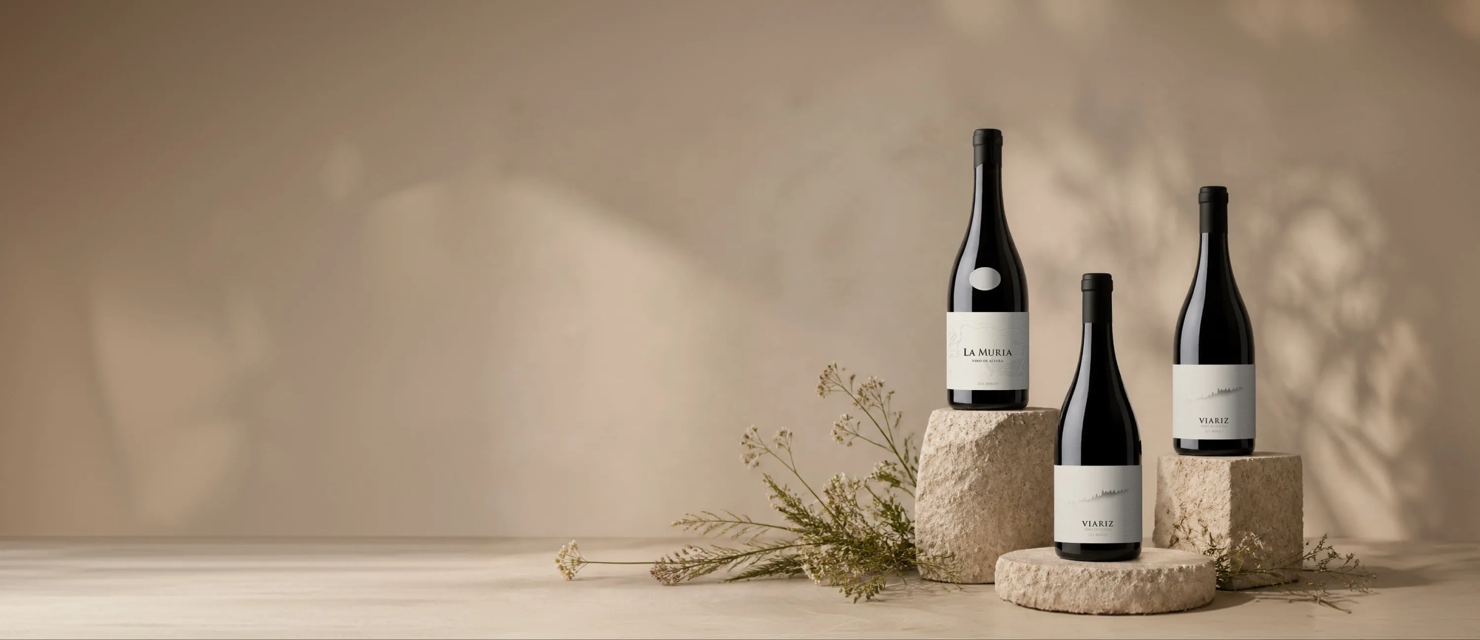 Pack de tres botellas de vino de Raúl Pérez