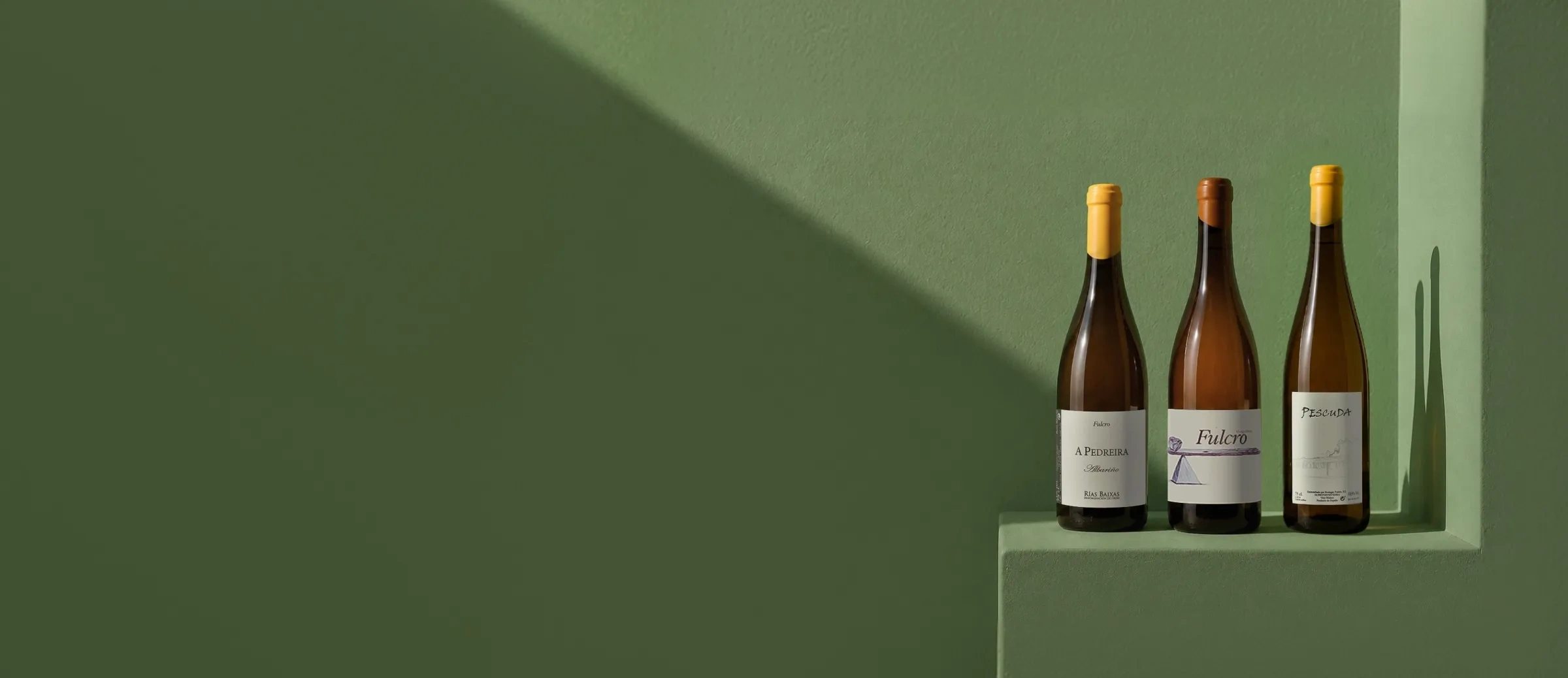 Botellas de vino de la bodega Fulcro