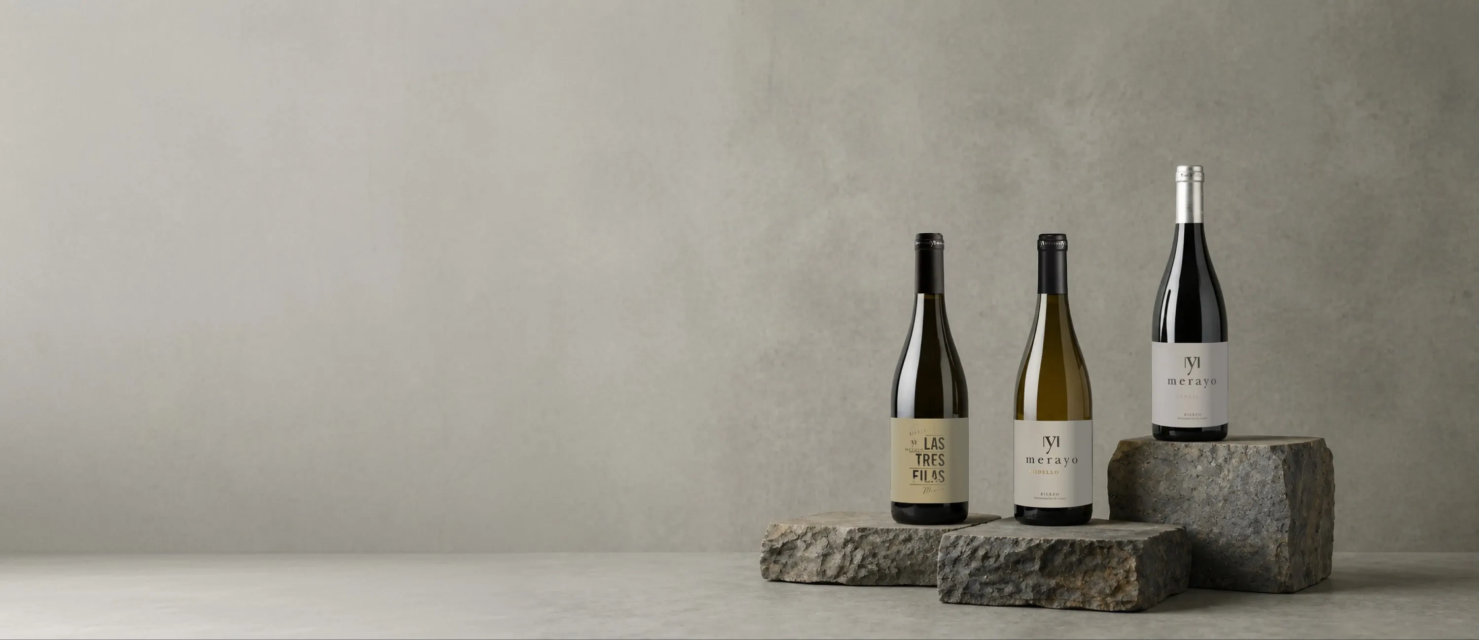 Botellas de vino de Bodegas y Viñedos Merayo