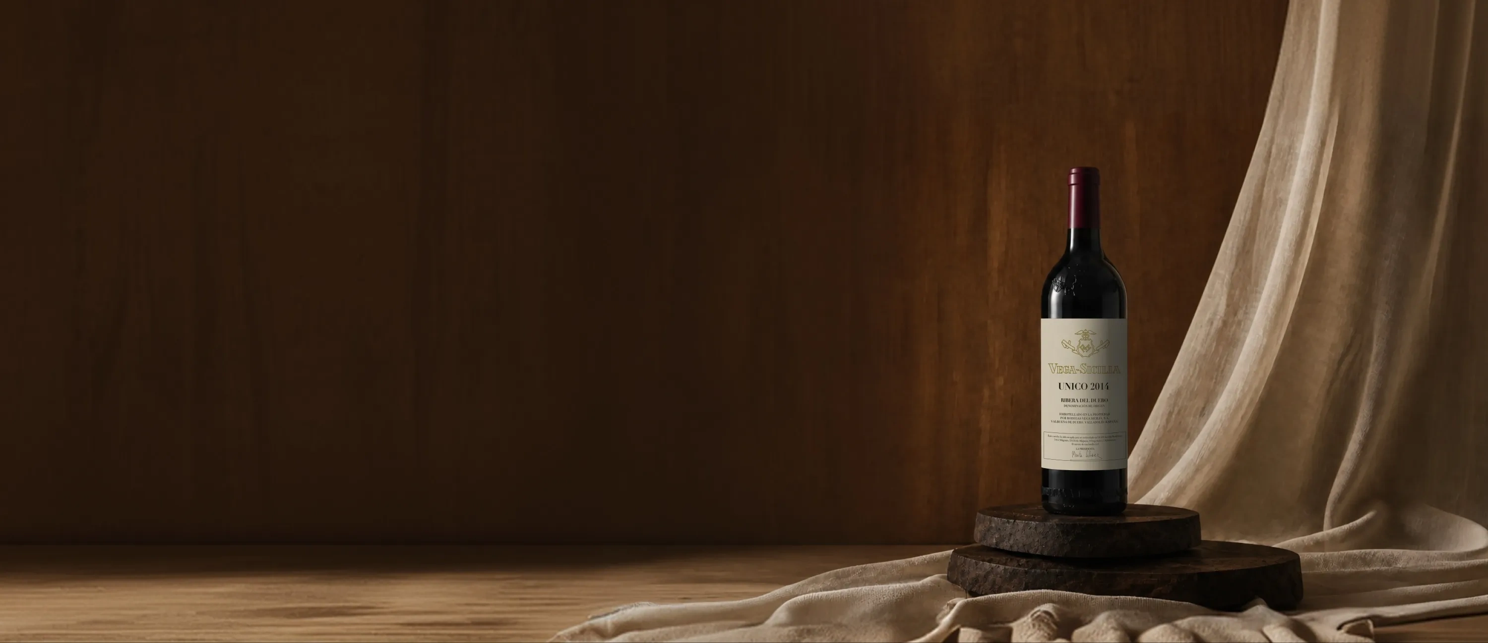 Botella de vino Vega Sicilia Unico 2015