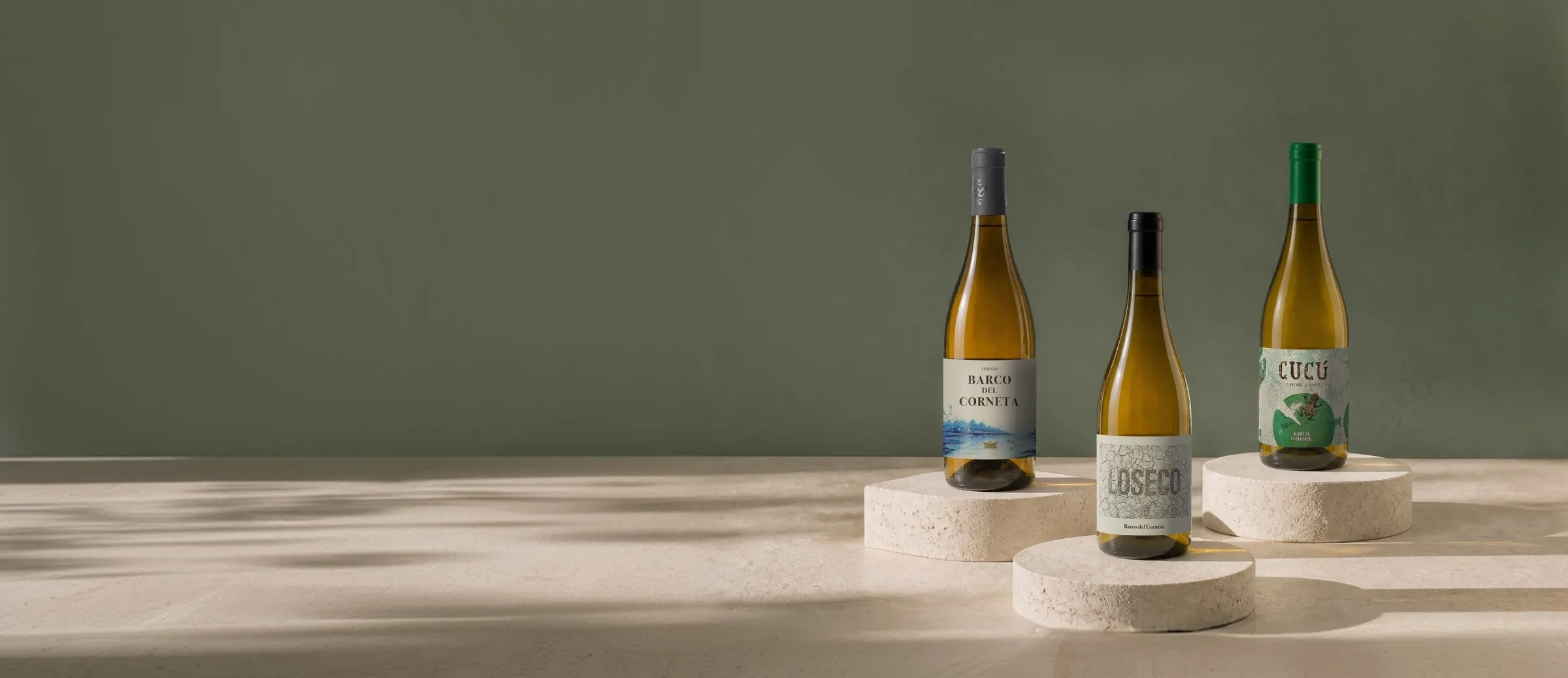 Botellas de vino de la bodega Barco del Corneta