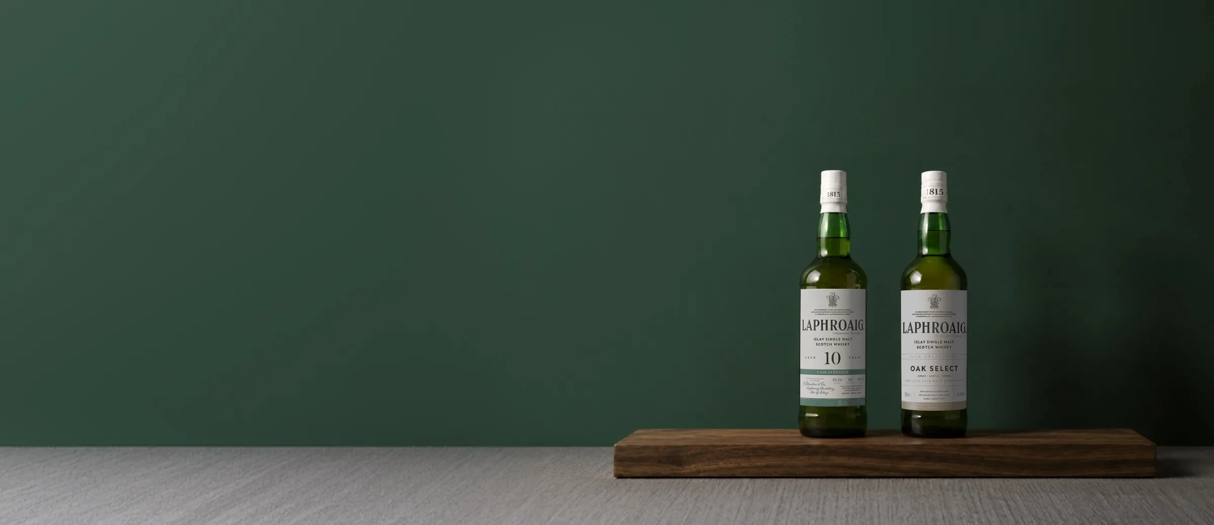 Botellas de whisky Laphroaig