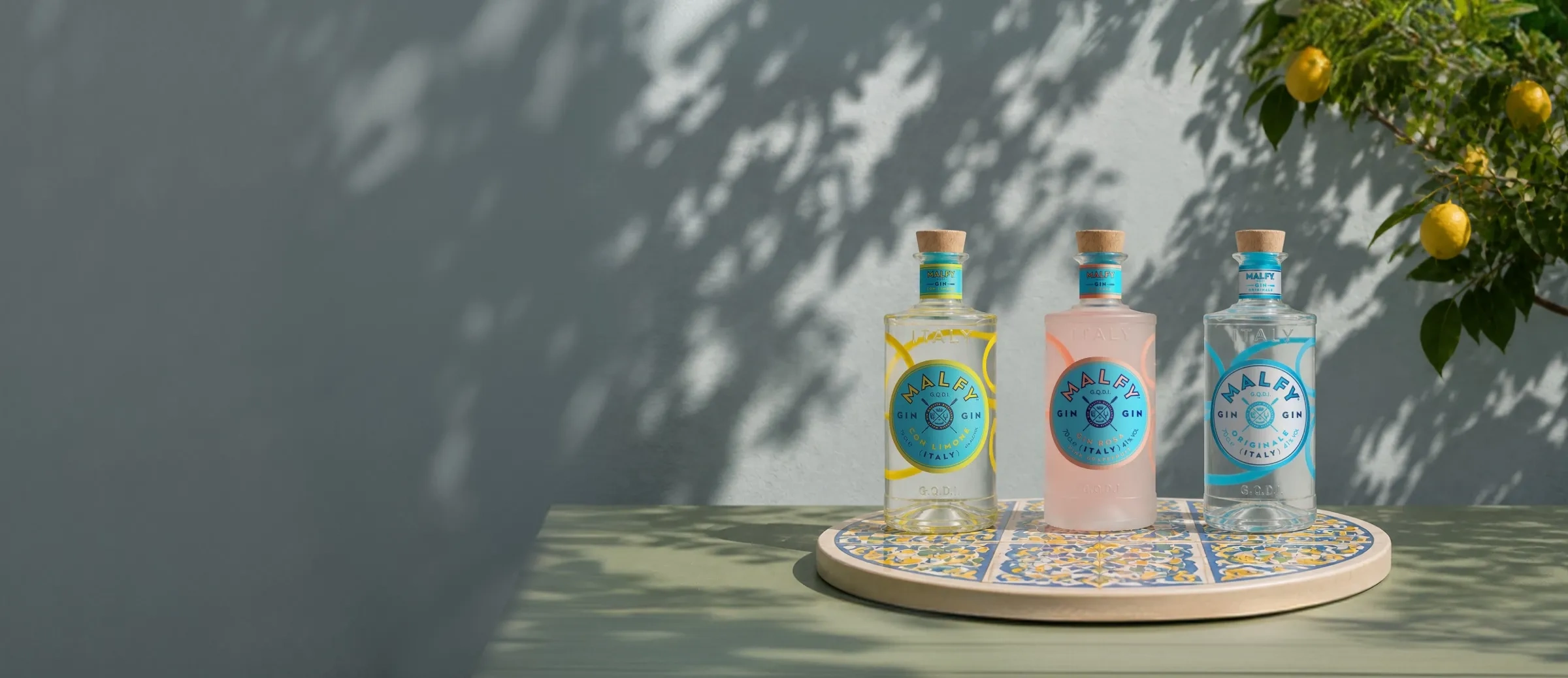 Botellas de ginebra Malfy con descuento