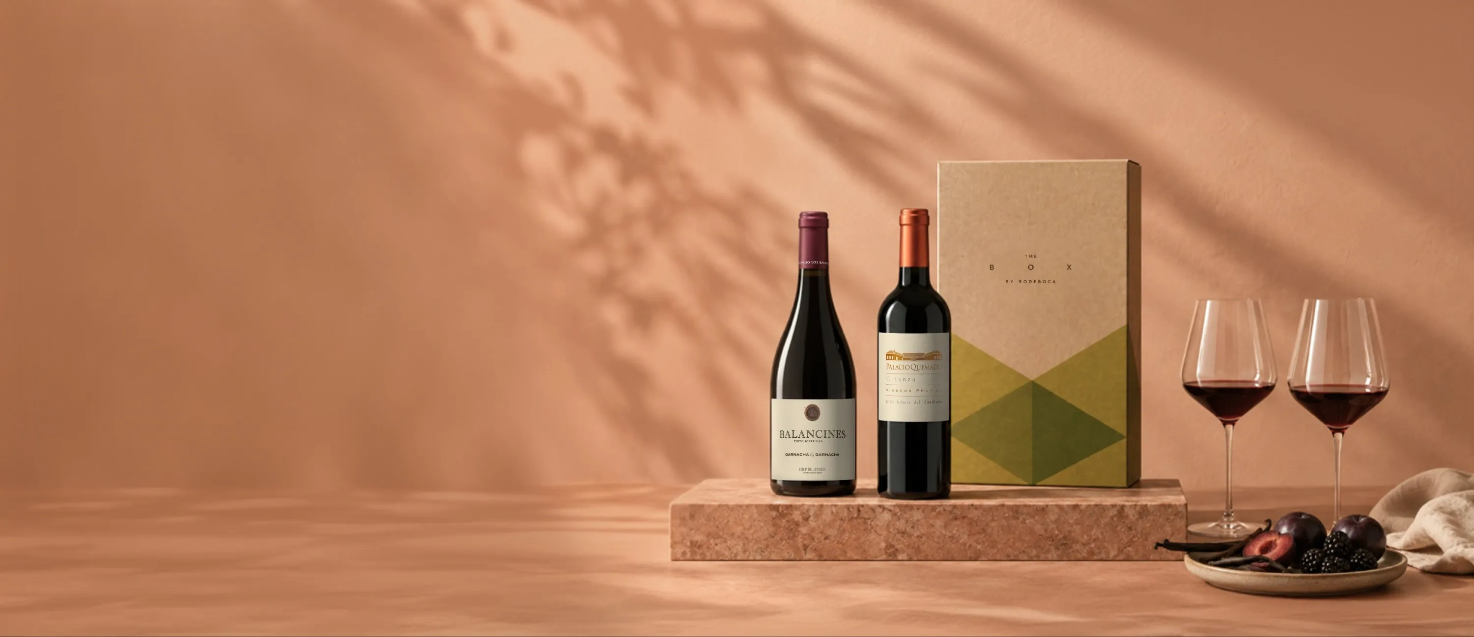 Botellas de vino para The Box by Bodeboca