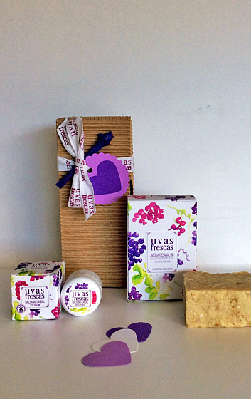 Set de jabón artesanal + bálsamo labial