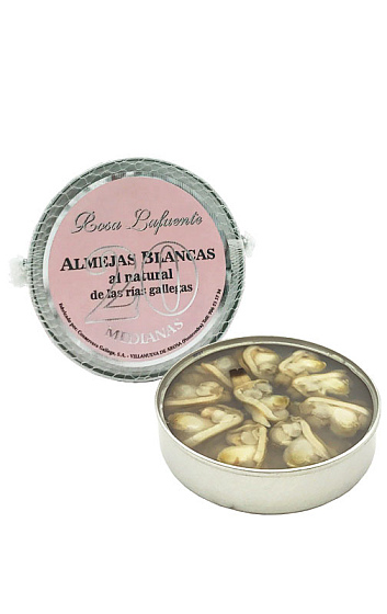 Almeja natural Rosa Lafuente (20 piezas)