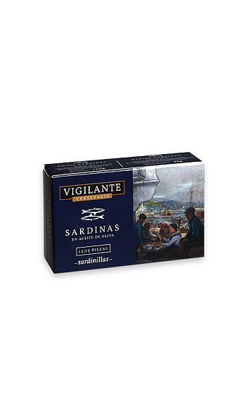 Sardinillas en aceite de oliva Vigilante 12-15 piezas