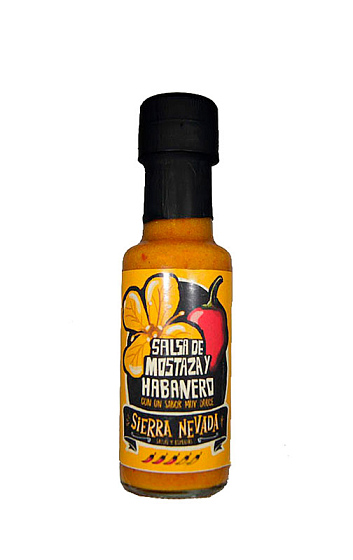 Salsa picante de Mostaza y Habanero 125 ml