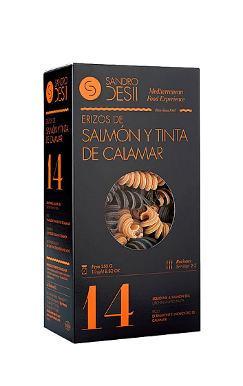 Erizos de Tinta de Calamar y Salmón 250 g