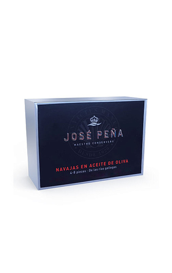 Navajas en Aceite de Oliva (4/8 piezas) José Peña Premium