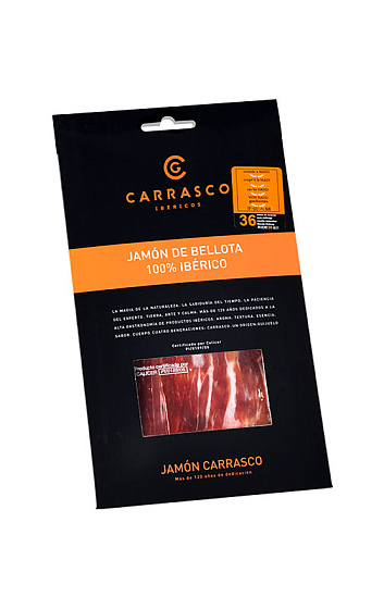 Jamón de Bellota 100% Ibérico Carrasco Loncheado 80 g