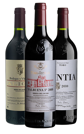 Pack Vega Sicilia (Valbuena 2009, Alión 2011 y Pintia 2010)