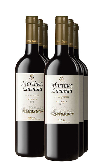 Martínez Lacuesta Crianza 2012 (x6)