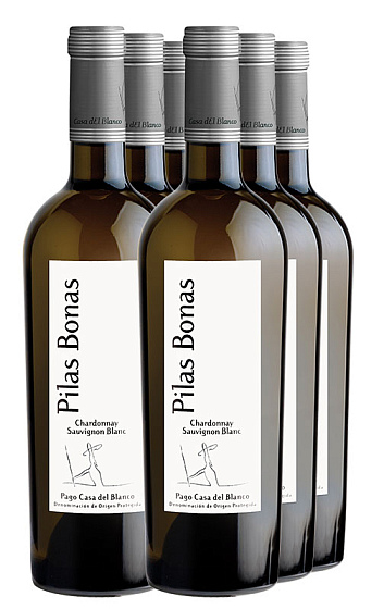 Pilas Bonas Sauvignon blanc y Chardonnay 2016 (x6)