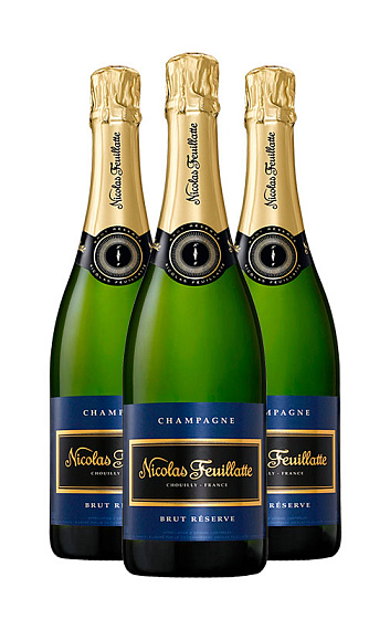 Nicolas Feuillate Brut Reserve (x3)