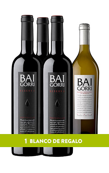 Pack Baigorri: Reserva 2010 (x3) + Blanco Fermentado en Barrica 2015 (x1) DE REG