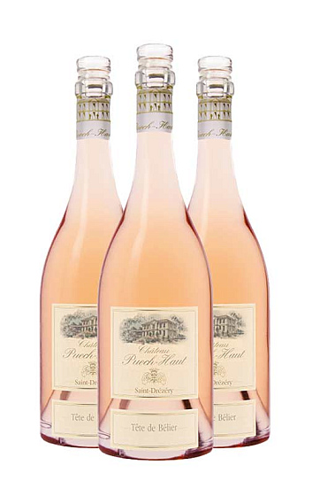 Château Puech-Haut Rosé Tête de Bélier 2017 (x3)