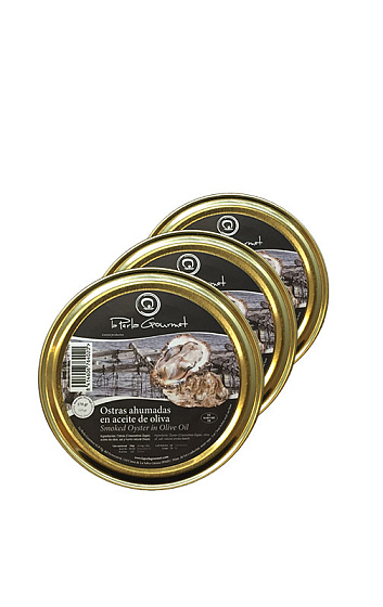 Ostras ahumadas en Aceite de Oliva (x3)