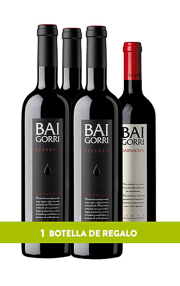 Pack Baigorri: Reserva 2010 (x3) + Garnacha 2013 (x1) DE REGALO