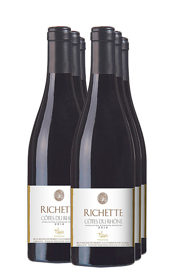 Patrick Lesec Côtes du Rhône Richette 2016 (x6)