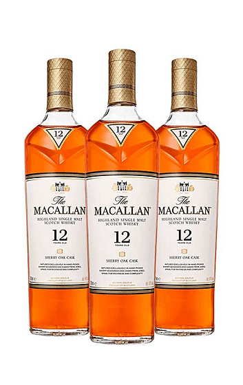 The Macallan Sherry Oak 12 Years Old (x3)