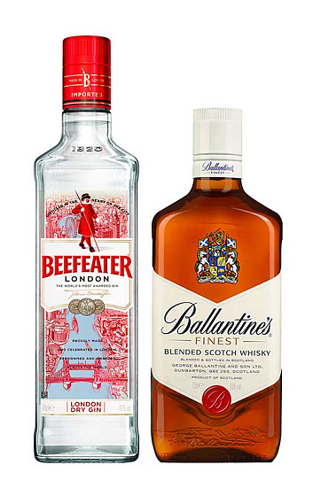 Ballantines Finest + Beefeater