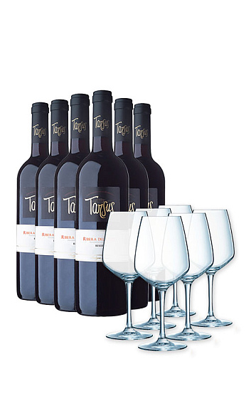 Producto: Pack Tarsus Reserva 2013 (x6) + 6 Copas