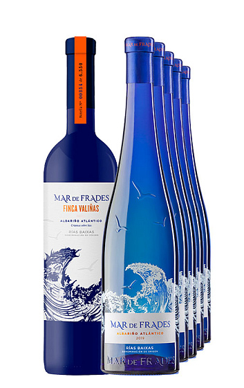 Producto: Mar de Frades 2019 (x5) + Mar de Frades Finca Valiñas 2015 (x1)