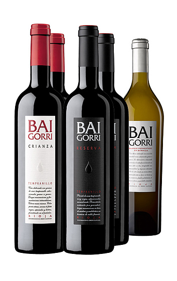 Pack Baigorri Crianza 2017 (x2) y Baigorri Reserva 2013 (x2) con Baigorri Blanco