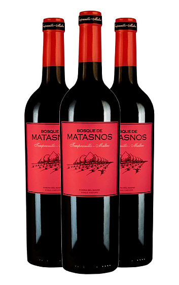 Bosque de Matasnos Tempranillo Malbec 2016 (x3)