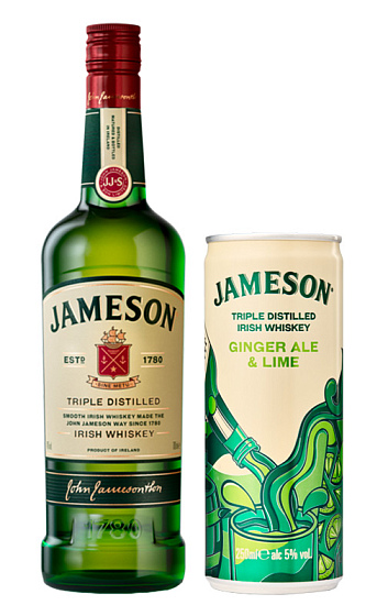 Jameson con Jameson Ginger Ale y Lima de regalo