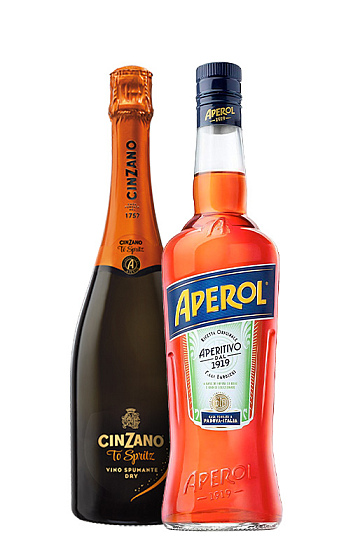 Pack Aperol (x1) con Cinzano To-Spritz (x1)