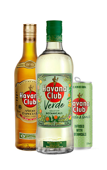 Havana Club Verde + Havana Club Especial + Gratis RTD Verde & Tonic