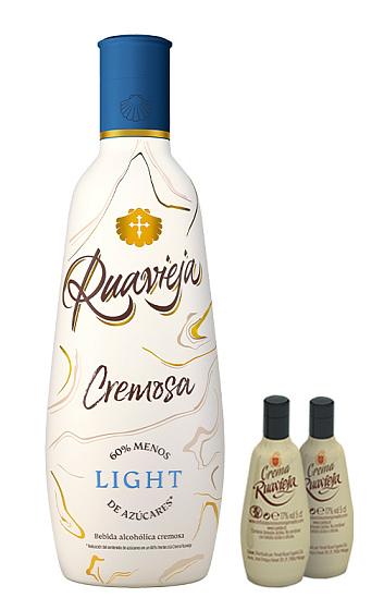 Ruavieja Cremosa Light con 2 botellas de Crema Ruavieja Mini de regalo