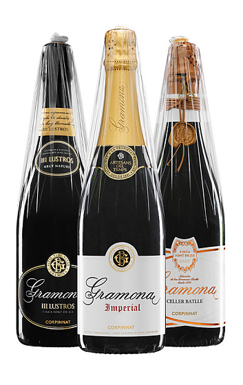 Pack Descubre Gramona con Imperial 2016, III Lustros 2013 y Celler Batlle 2011