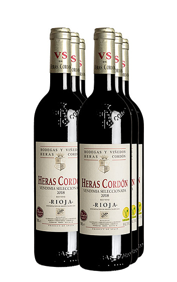 Heras Cordón Vendimia Seleccionada Crianza 2018 (x6)