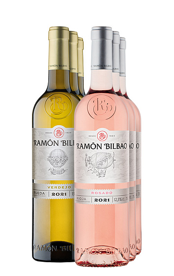 Producto: Pack Ramón Bilbao Verdejo 2021 (x3) y Rosado 2021 (x3)