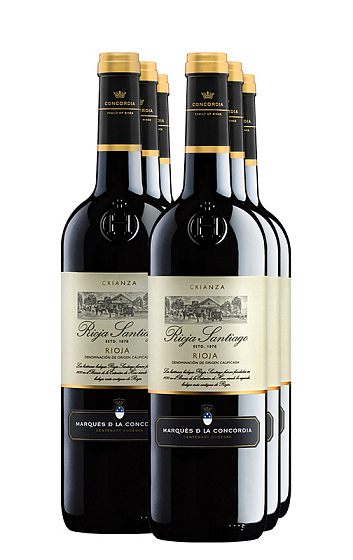 Marqués de la Concordia Rioja Santiago Crianza 2018 (x6)