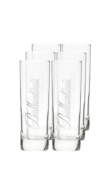 Verre Tube Ballantine's (x6)