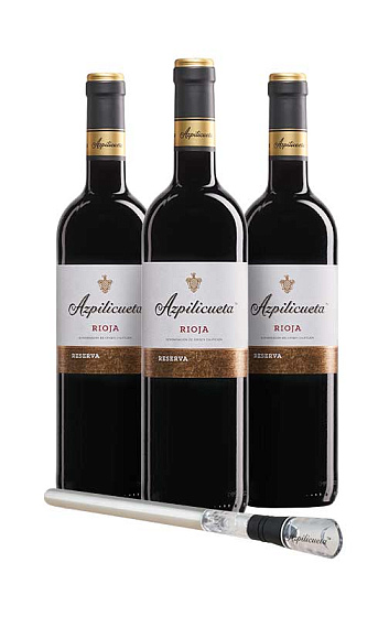 Producto: Azpilicueta Reserva 2017 (x3) con Enfriador-Decantador Azpilicueta