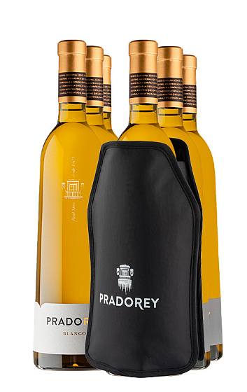 Producto: Pack Pradorey Blanco 2021 (x6) con Manga Enfriadora Negra