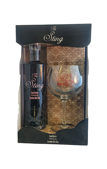 Estuche The Sting Small Batch Premium London Dry Gin con Copa de Balón