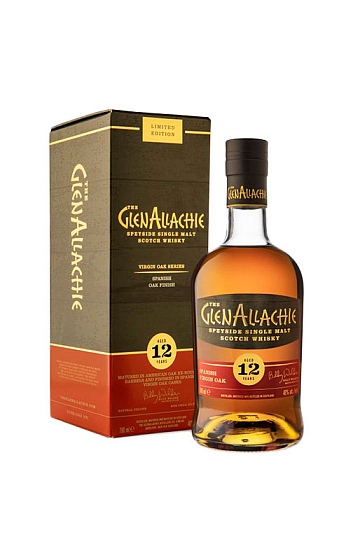 The Glenallachie 12 Years Spanish Virgin Oak Speyside Single Malt Scotch Whisky