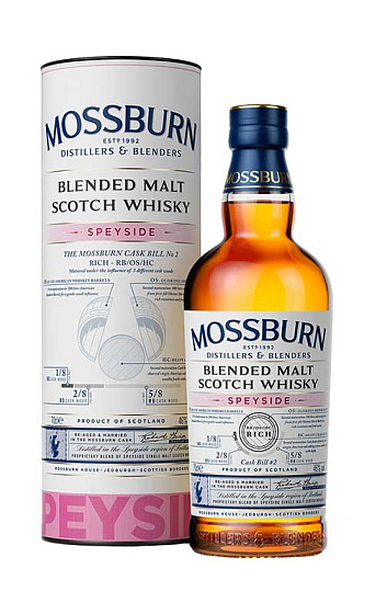 Mossburn Cask Bill No 2 Blended Malt Scotch Whisky Speyside